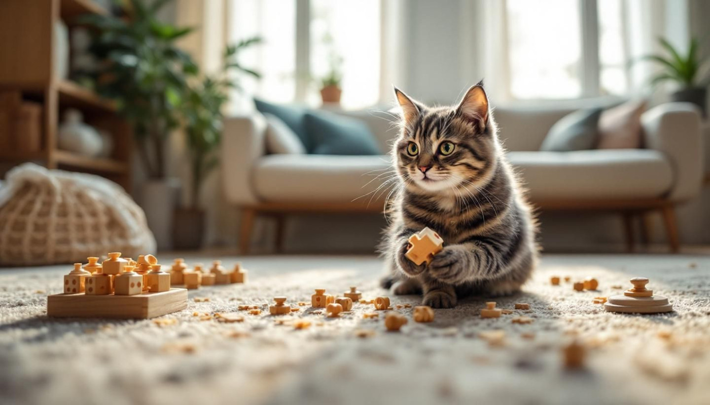 Les bienfaits insoupçonnés des jeux de réflexion pour chats